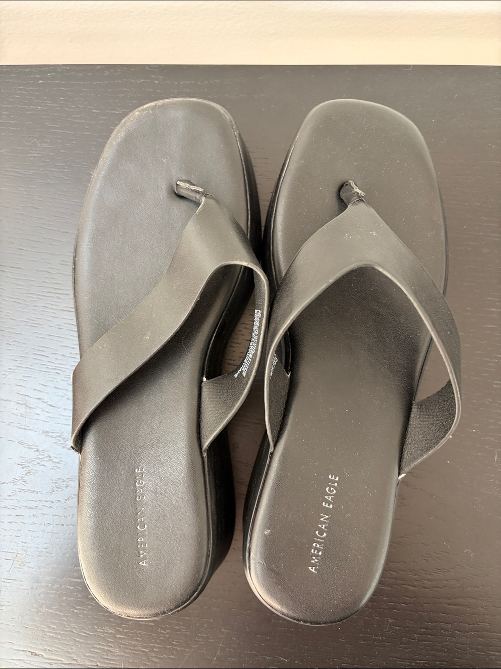 American Eagle Outfitters Black Women's Flip Flop Sandals